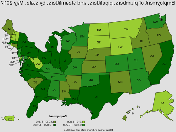 Employment of Pipelayers, Plumbers, Pipefitters, and Steamfitters